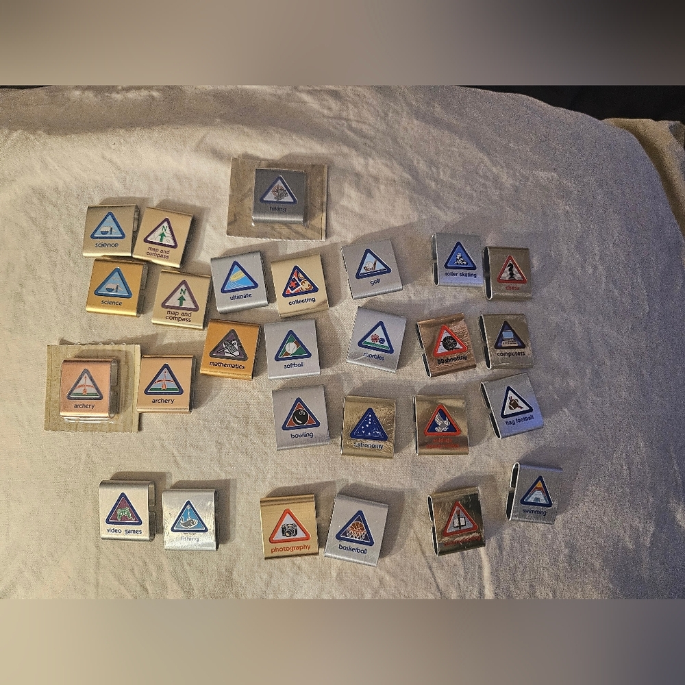 Cub Scout Recognition Belt Loop collection Old School collectible BSA Boy‎ Scout